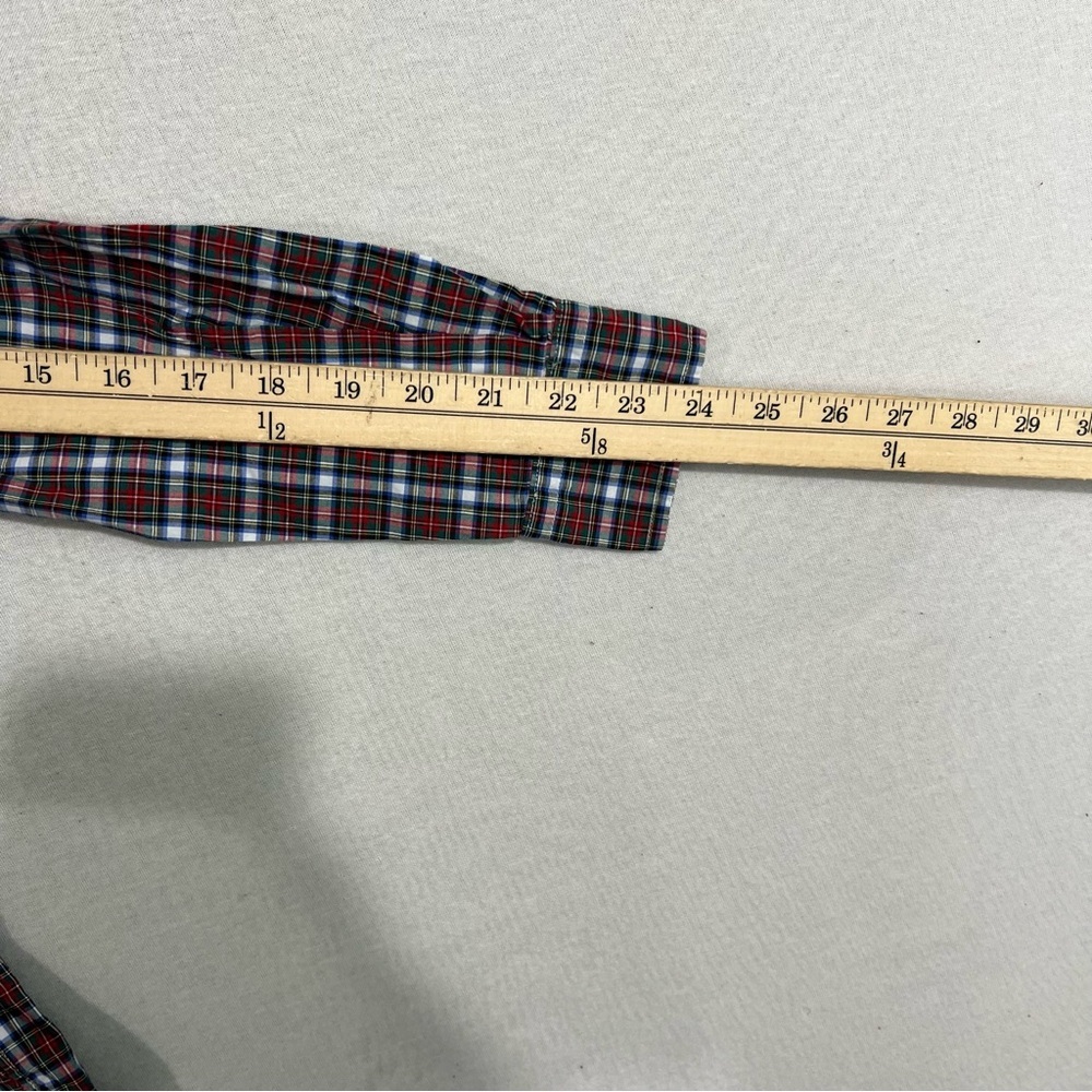 Ralph Lauren Boy Blue Red Button Down Size Medium - Picture 5 of 8